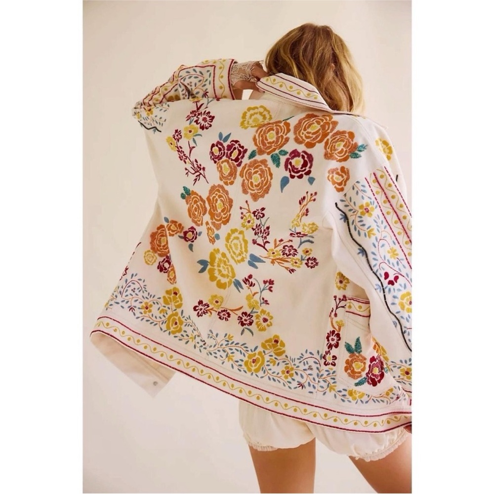 Free People / We The Free Avery Embellished Jacket Size Medium NWT